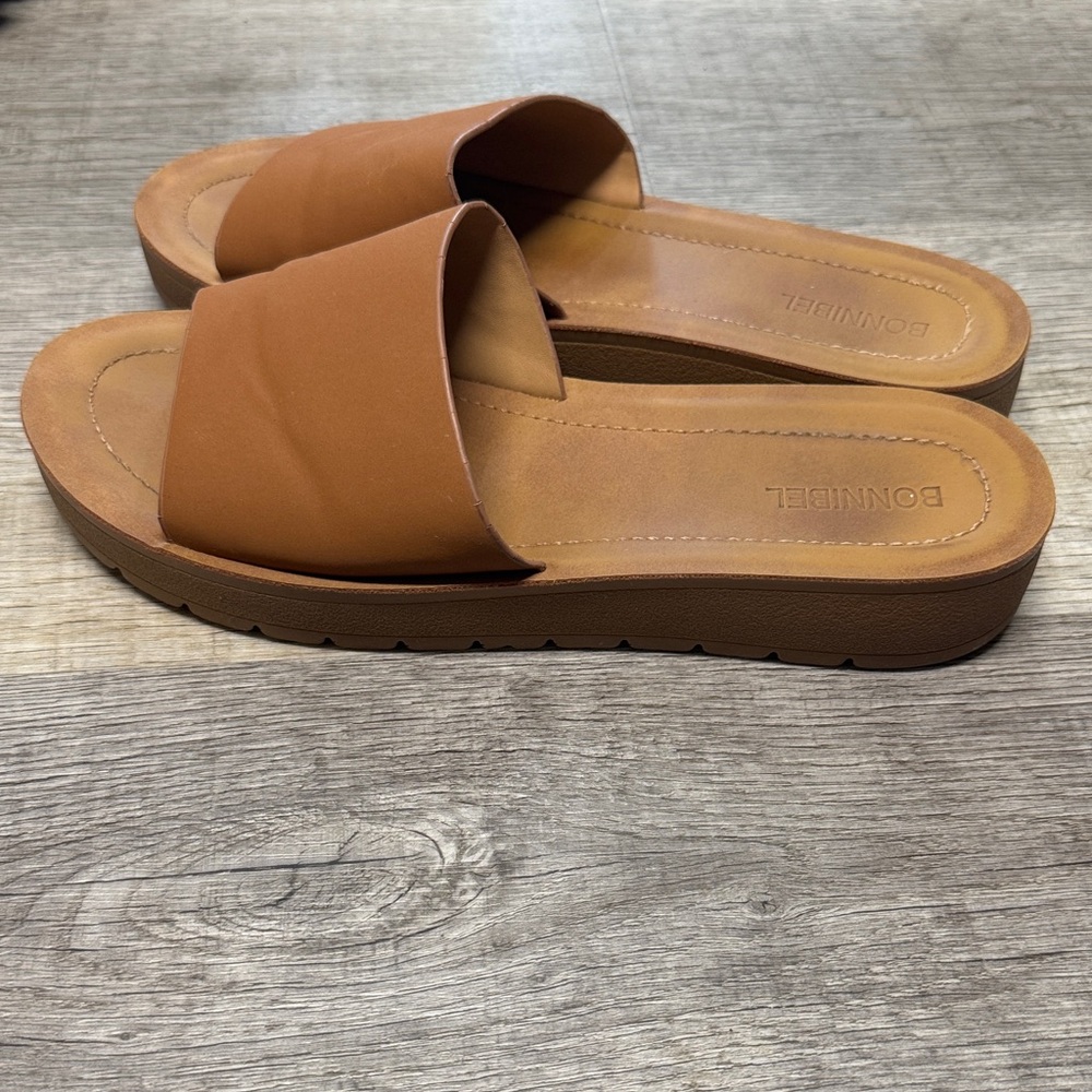 Bonnibel Women's Brown Slide Sandals